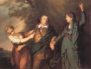 REYNOLDS, Sir Joshua, Garrick Between tragedy and comedy